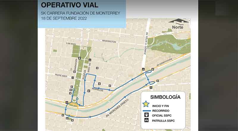 Anuncian cierres viales en calles de Monterrey 1 OPERATIVO 2