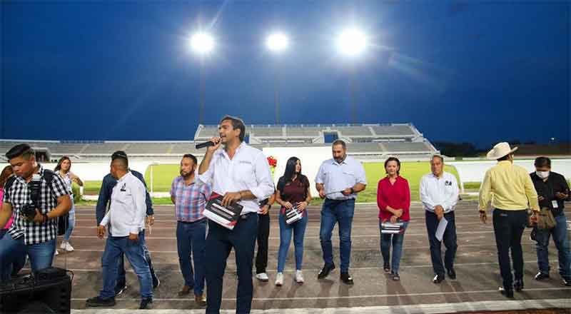 Felicita Carlos Peña a Guerreros FC Reynosa por su triunfo 2 REYNOSA 2 3
