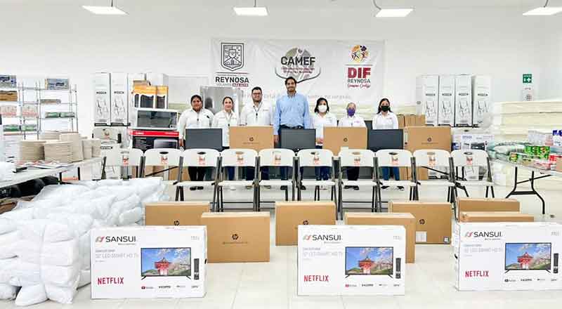 Entrega Carlos Peña alimentos y mobiliario al CAMEF-Reynosa 1 REYNOSA 2 6
