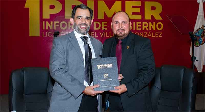 Rinde Héctor Villegas su primer informe de Río Bravo 1 RIO BRAVO