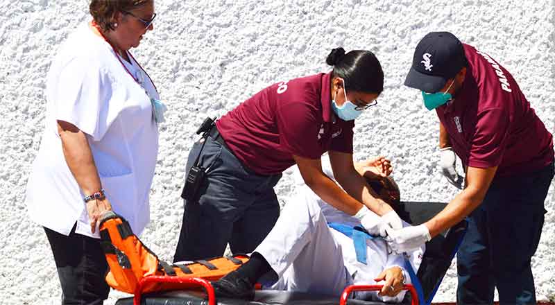 En Reynosa participan cuerpos de auxilio en Simulacro Nacional 1 SIMULACRO 2 1