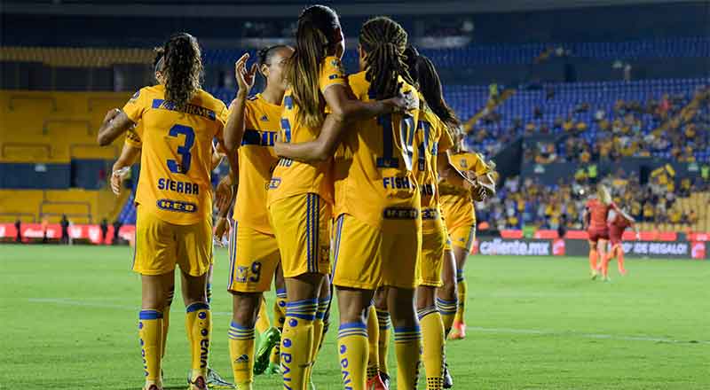 Fácil victoria de Tigres Femenil: 3-0 vs Juárez 1 TIGRES FEM 1