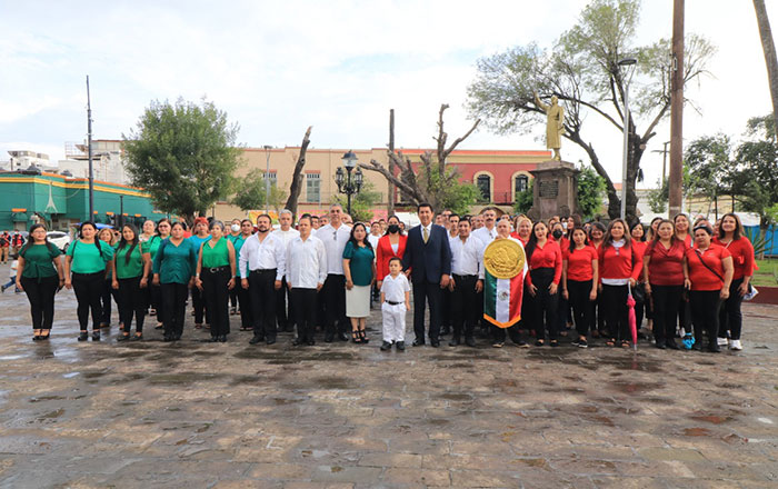 Encabeza alcalde de Matamoros ceremonia de honores 2 ce 1