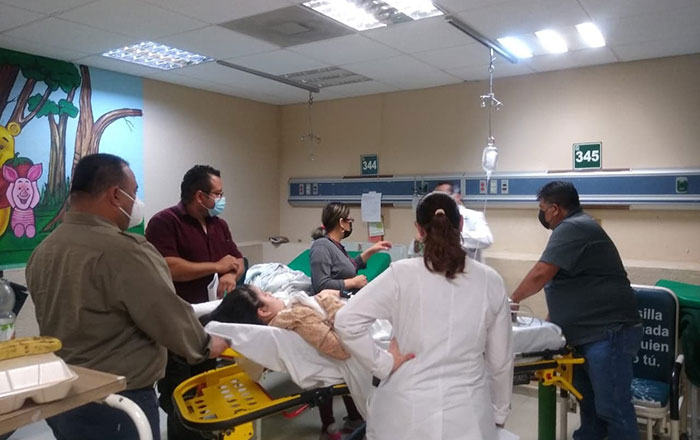 Después de un lustro Perla abandonó el hospital; reposa en su casa 1 enf