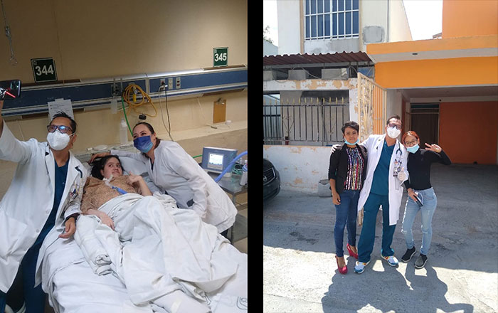 Después de un lustro Perla abandonó el hospital; reposa en su casa 2 enfer
