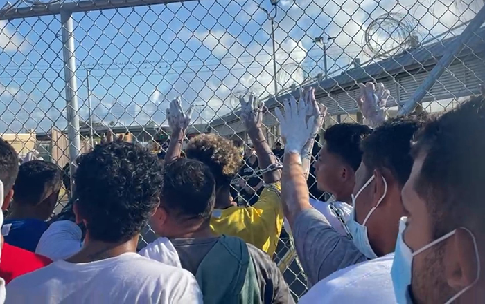 Cierran puente internacional de Matamoros ante bloqueos de venezolanos 1 308621013 1168749867394182 2687625075271085552 n