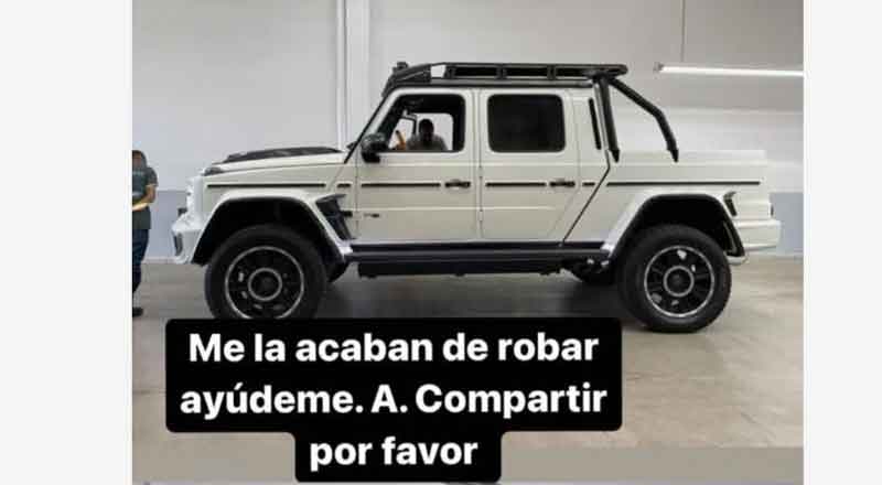 Hermano del 'Canelo' sufre robo de su lujosa camioneta 1 CAMIONETA