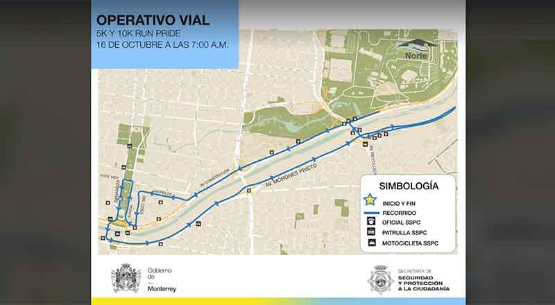 Cerrarán vialidades por carreras deportivas en Monterrey 2 CARRERA 2