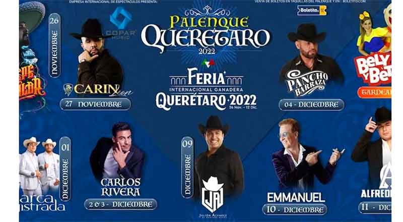Carlos Rivera desmiente presentación en Feria Ganadera de Querétaro 1 CARTEL 2