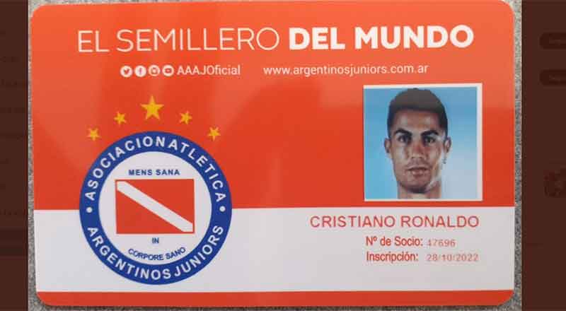 Argentinos Juniors pide a Cristiano Ronaldo para Copa Libertadores 1 CRISTIANO RONALDO