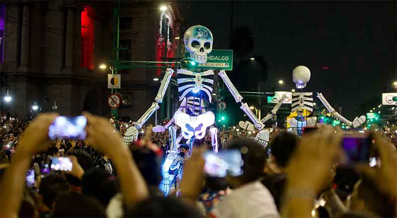 Asisten más de un millón de personas al desfile de Día de Muertos 4 DIA DE MUERTOS 4 UNIVERSAL
