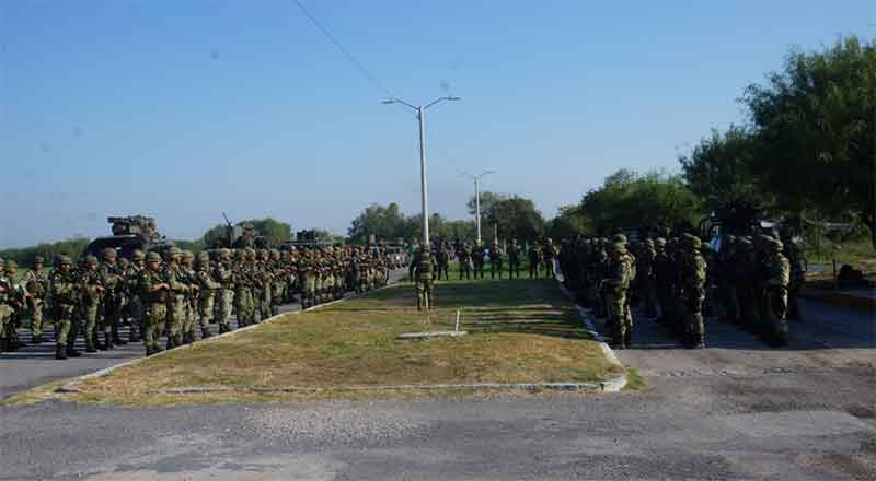 Arriban a Reynosa tropas militares para reforzar frontera 1 MILITARES REYNOSA 2