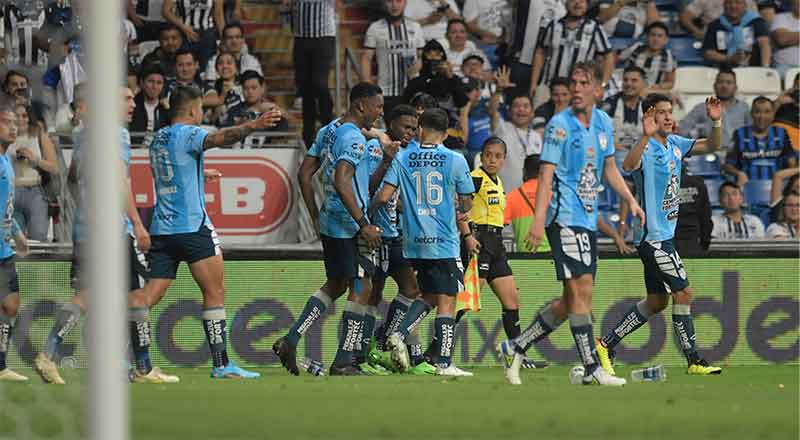 No se pudo; cae Rayados en casa 5 PACHUCA 2 2