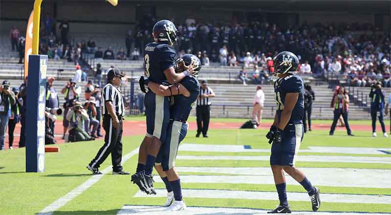 Águilas Blancas vuela alto en CU; derrota a Pumas 24 a 20 2 PUMAS 1