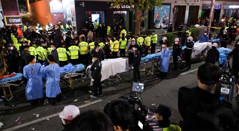 Hay al menos 120 muertos en celebración de Halloween en Seúl 1 SEUL 2