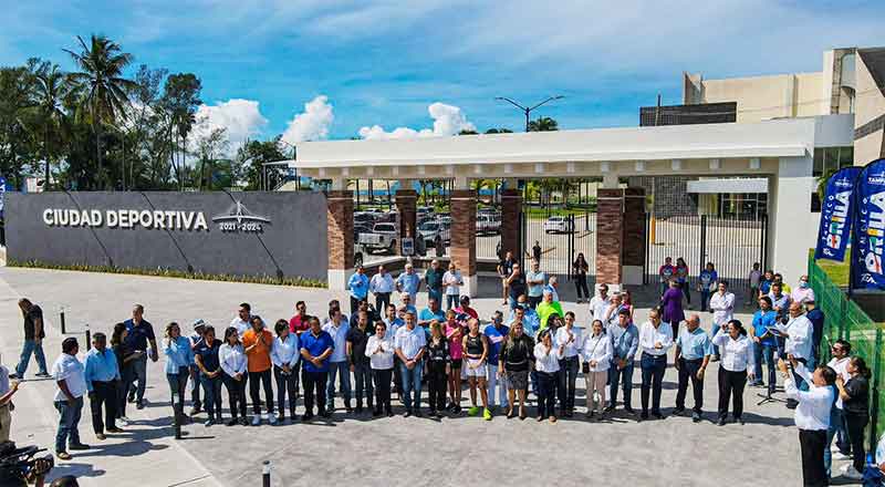 Inaugura Chucho Nader pórtico de Ciudad Deportiva 1 TAMPICO 2 12