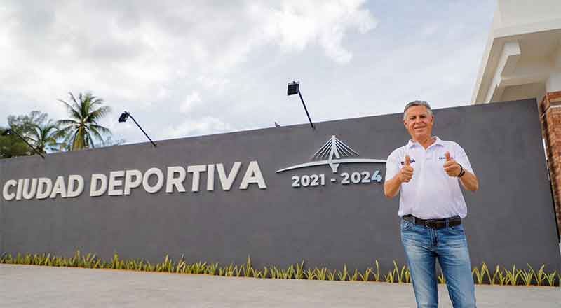 Inaugura Chucho Nader pórtico de Ciudad Deportiva 2 TAMPICO 3 1