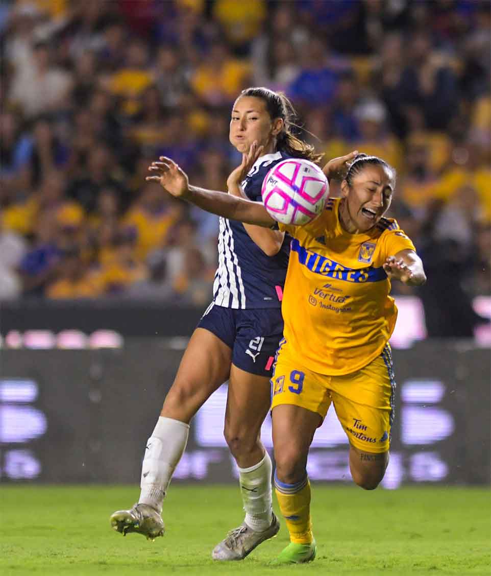 Reparten puntos y espectáculo; empatan 2-2 en Clásico Regio 4 TIGRES FEM 5