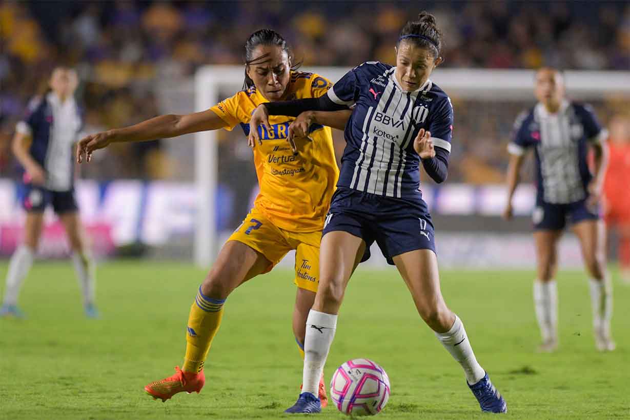 Reparten puntos y espectáculo; empatan 2-2 en Clásico Regio 5 TIGRES FEM 6