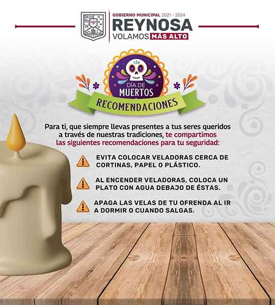 Recomiendan en Reynosa tener precaución por uso de veladoras 1 VELADORA