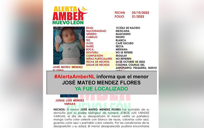 alerta amber
