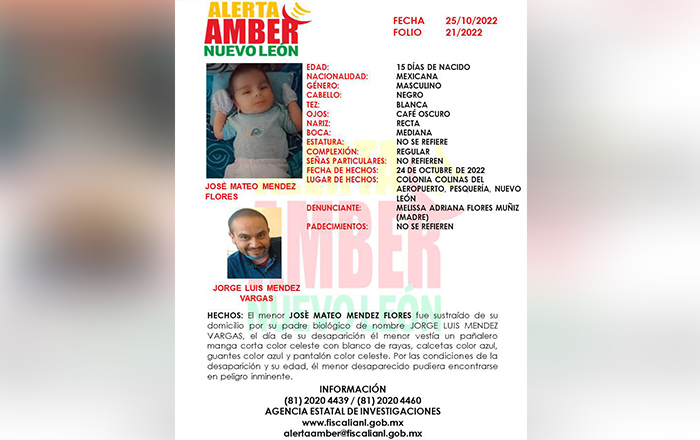 alerta amber