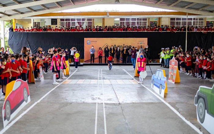 Arranca Cristina Díaz 'Amigo Vial' en escuelas de Guadalupe 1 mms