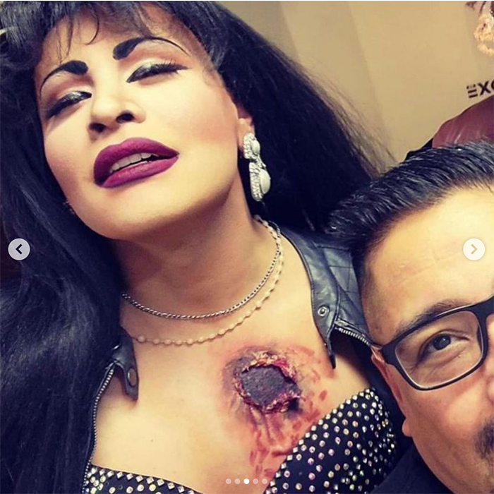 Indigna disfraz de Selena… con balazo en el pecho 1 selena 1