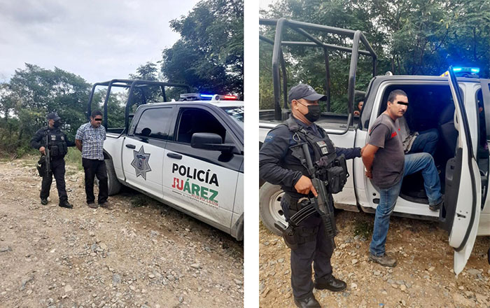 Detiene la Policía de Juárez a personas con arma y droga 1 yt