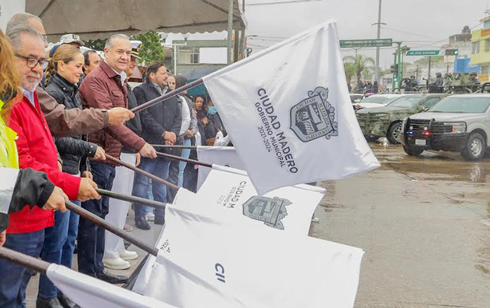 Dan banderazo a operativo de seguridad del Buen Fin en Ciudad Madero 2 0 1