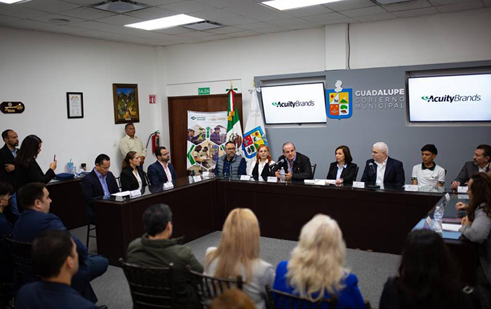 Firma Gobierno de Guadalupe, convenio de sistema dual con Conalep y Acuity Brands 1 1