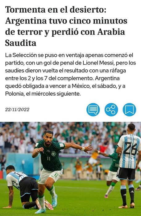 La prensa argentina llora la derrota 5 316231397 1516329932219376 7698414029406665742 n
