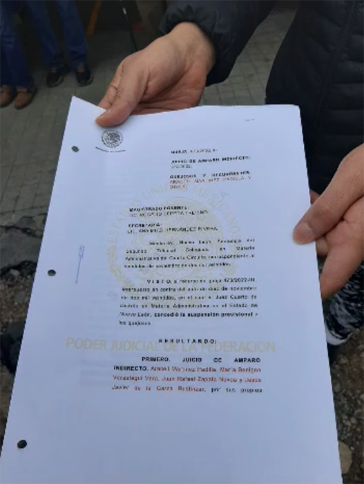 Consiguen vecinos de San Pedro amparo contra obras del Municipio 1 316707946 856739952135552 4171065534237007468 n