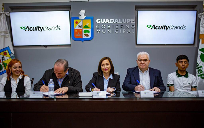 Firma Gobierno de Guadalupe, convenio de sistema dual con Conalep y Acuity Brands 2 4