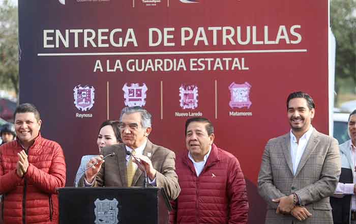 Surge en Tamaulipas la Guardia Estatal; gobernador entrega las primeras 100 patrullas 1 AMERICO 2 1