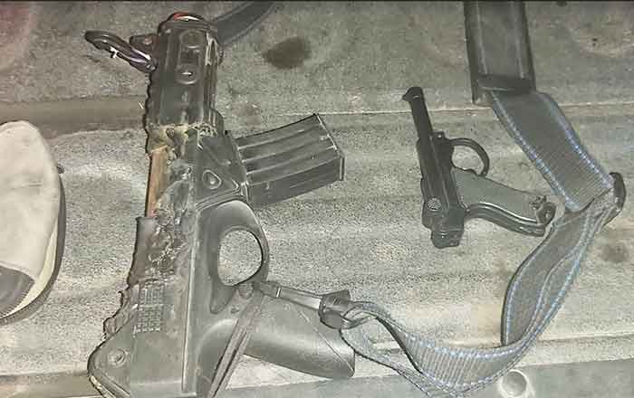 Detienen a 2 por delitos contra la salud en Juárez, NL 1 ARMAS 1