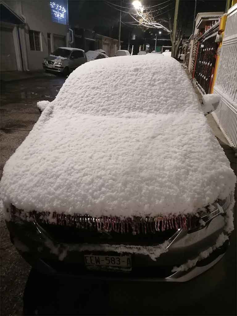 Neva en Chihuahua; es la primera tormenta invernal 1 CHIHUAHUA 2
