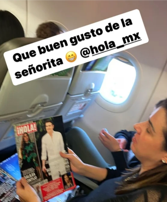 Pasajera de avión le saca sonrisa a Galilea Montijo con gesto 1 Captura de Pantalla 2022 11 21 a las 17.52.22