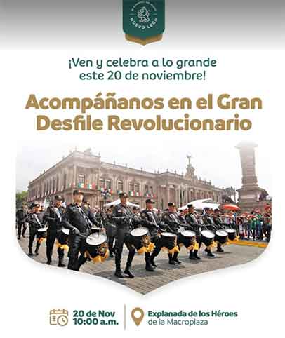 Todo listo para el Desfile de la Revolución 1 DESFILE 2