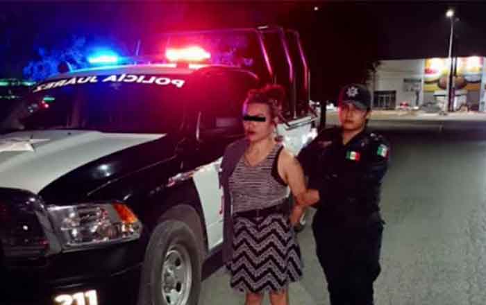 Detienen a 2 por delitos contra la salud en Juárez, NL 2 DETENIDA JUAREZ