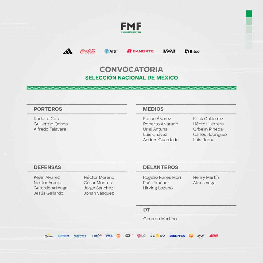 Funes Mori, en la lista final de los 26 de la Selección 1 LISTA