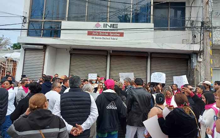 En Reynosa también hacen marcha para apoyar al INE 1 MARCHA REYNOSA 2
