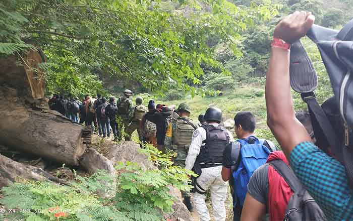 Rescatan a 368 migrantes abandonados en campamento de Chiapas 1 MIGRANTES 2