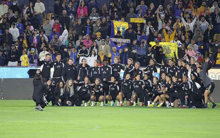 Listas las Amazonas para la final vs América 3 TIGRES FEM 4 1