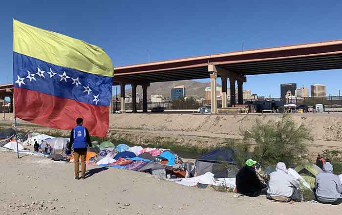 Siguen cientos de venezolanos varados en Ciudad Juárez 1 VENEZOLANOS