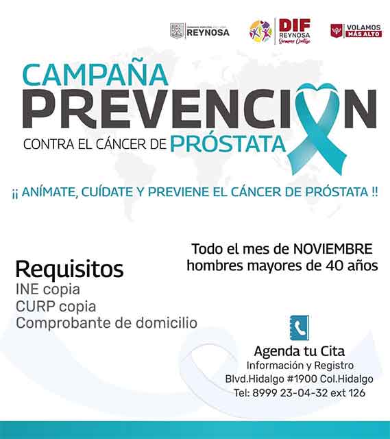 Inicia DIF Reynosa campaña contra cáncer de próstata 1 prostata