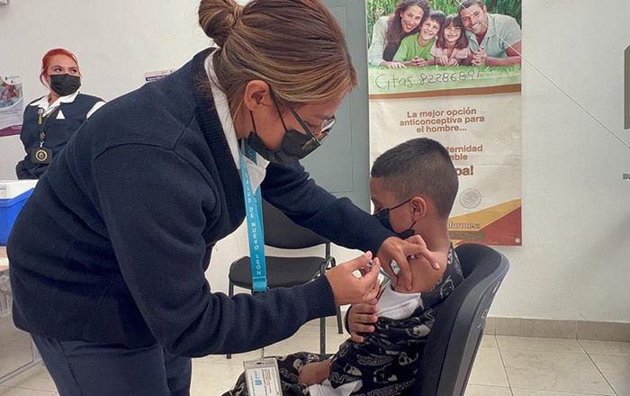 Instalan macro módulo de vacunación contra Covid-19 para menores en San Bernabé 2 319280329 686402059782184 6088775980229067629 n