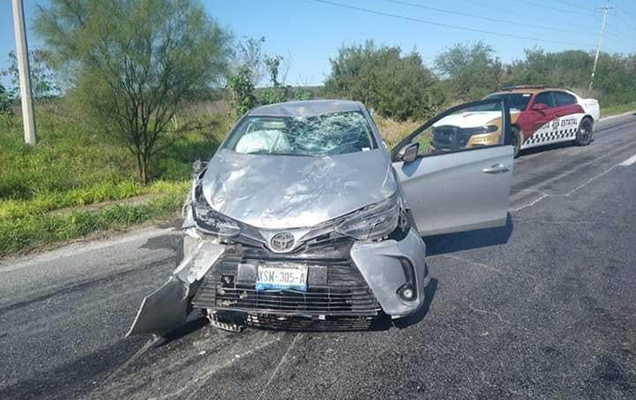 Choque en la San Fernando-Victoria deja un lesionado, cierran vialidad 3 319901697 492143276352696 8028765796172256425 n