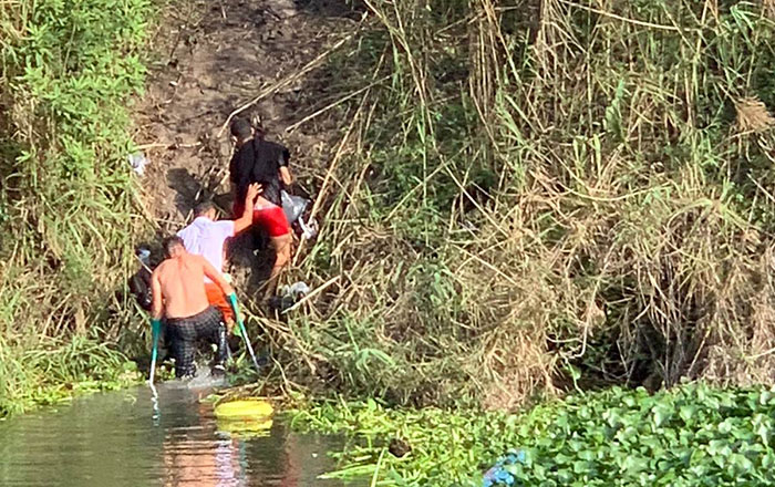 Migrantes cruzan el río Bravo, los detiene Border Patrol 1 321196361 1342255656334956 8207980465519615954 n