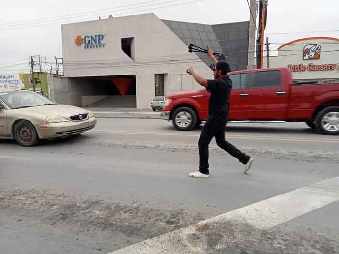 Hace Kevin malabares con fuego en Reynosa 1 Kevin 2